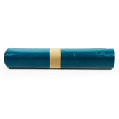 Funny LDPE-Regenerat Müllsäcke, blau, gerollt, Typ 60 extra, 140 l, 1er Pack (1 x 250 Stück)