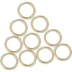 VILLCASE 100 Stk Goldene Ringe Kette Ring Aus Metall Verbindungsstücke Zur Schmuckherstellung Ohrringe O Ringe Zum Basteln Die Igelringe 1 Zoll Ringe Leder Klebstoff Blumen