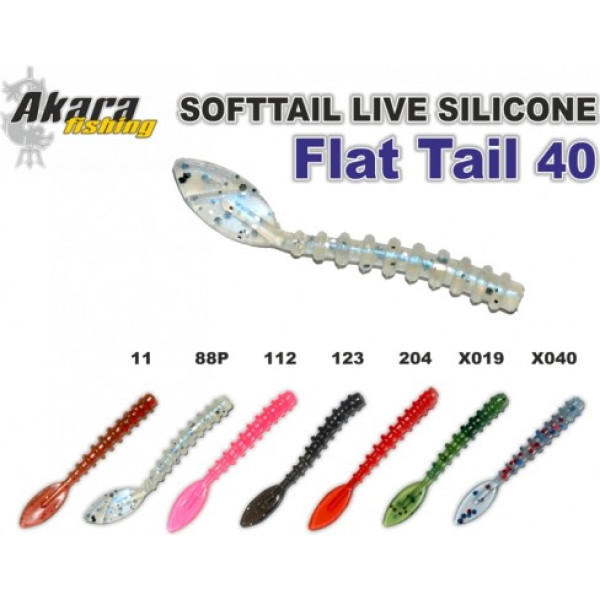 Silikona māneklis AKARA mini SOFTTAIL «Flat Tail»