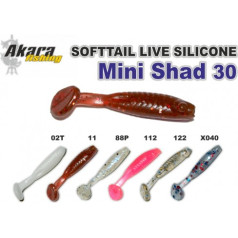 Silikona māneklis AKARA mini SOFTTAIL «Mini Shad»