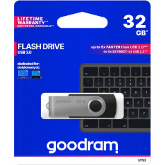 Goodram Pendrive 32GB USB 3.2 Gen 1 UTS3 melns
