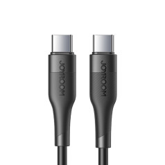 Ātrās uzlādes kabelis USB — USB-C QC PD 3A 60W 1,2 m melns