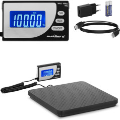 Industriālie paku svari līdz 100 kg / 0,1 g LCD USB