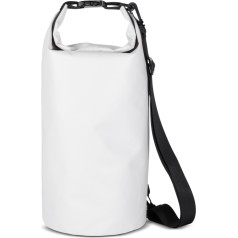 Āra PVC mugursomas mugursomas soma, ūdensizturīga, 10L - balta