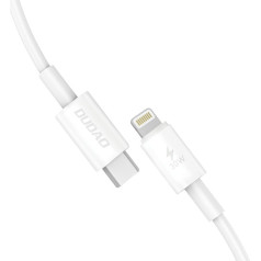 Dudao Кабель для iPhone USB-C - Lightning 30W PD 1м белый