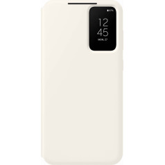 Samsung Galaxy S23+ Smart View Wallet Case, krēmkrāsas