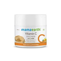 Mamaearth C vitamīna sejas iepakojums sievietēm ar C vitamīnu un kaolīna māliem ādas apgaismojumam - 100 g