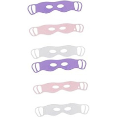 Beaupretty Pack of 6 abpusējas acu maskas Acu miega krelles maskas elsojošs acu maskas acu maskas ceļojumiem acu masieriem Silikona maska ledus iepakojums silikagela ceļojumu kompresija