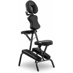 Physa Wellness & Lifestyle Складное массажное кресло Physa Montpellier Black грузоподъемностью 130 кг