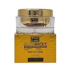 First Lady Glutawhite + Egyptian Night Brightening sejas krēms 100ml ar L-glutationu, papaiju, burkāniem, E vitamīnu