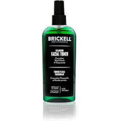 Brickell Men's Products līdzsvarojošs sejas toniks vīriešiem, dabīgs un organisks bezalkoholisks gurķis, piparmētru sejas toniks ar burvju lazdu 237 ml, aromātisks