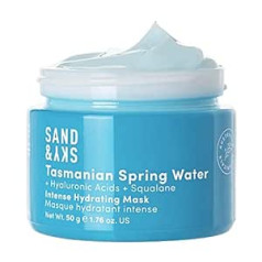 Sand & Sky Интенсивная увлажняющая маска Sand & Sky Tasmanian Spring Water с гиалуроновой кислотой успокаивает покраснения и чувствительную кожу, для сухой к