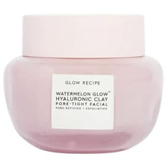 Glow Recipe Watermelon Glow Hyaluronic Clay Pore Tight Face — Нежная отшелушивающая глиняная маска с гиалуроновой кислотой — помогает сузить поры, выровнять тон + ув