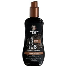 Australian Gold SPF6 Zonnebrand Spray Gel + Bronzer - 237 ml