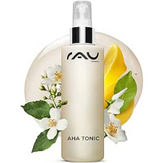 Rau Cosmetics Fruit Acid Facial Toner AHA Tonic 200 ml - sejas toniks pret netīrumiem un lielām porām netīrai ādai, taukainai ādai, nobriedušai ādai - toniks ar balto tēju un AHA skābēm