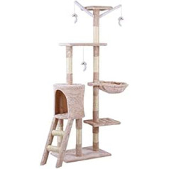 CA&T P.J Pet Products Ultimate Cat Play Tower and Scratching Post, One Size (Easy Climber)