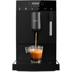 Cecotec Cumbia Cremmaet kompaktais tvaika kafijas automāts, 1350 W, 19 bāri, termobloks, Plug & Play, personalizēta kafija, 5 līmeņu maltīte, pašattīrīšanās, tvaicētājs.
