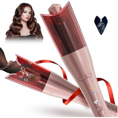 Automatic Curling Iron, Double Layer Heat Shield, Auto Shut-Off, Double Tension Curler