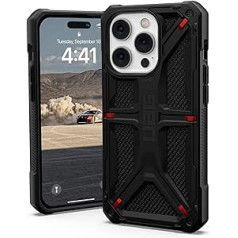 Защитный чехол Urban Armor Gear UAG Monarch, совместимый с Apple iPhone 14 Pro [совместимость с беспроводной зарядкой, 5-слойная защита по военному стандарту, пр