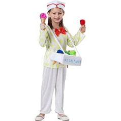 Dress Up America saldējuma pārdevēja kostīms bērniem, multiclrd