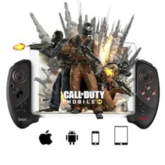 arVin Wireless Game Controller, Bluetooth Gaming Gamepad für Smart Phones Tablets iPad Teleskop (5-11 Zoll) Joystick für iOS iPhone Android Samsung Huawei OPPO Realme Motorola-COD/Genshin impact