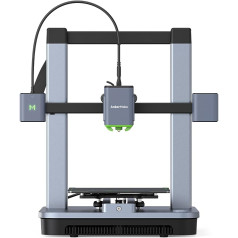 AnkerMake M5C 3D printeris, 500 mm/s ātrgaitas 3D drukāšana, visa metāla/pilnmetāla karstā drukāšana, līdz 300°C 3D drukāšana, intuitīva vadība, izmantojot vairākas ierīces, 7 x 7 automātiskā izlīdzināšana, 220 x 220 x 250 mm 