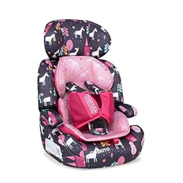 Cosatto Zoomi Car Seat Group 1 2 3, 9-36 kg, 9 Months-12 Years, Forward Facing, Unicorn Land