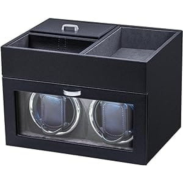 2 Watch Winder, Black/Grey