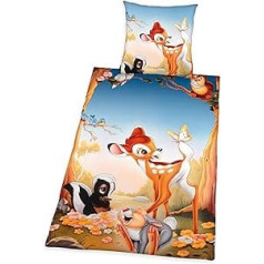 Disney Bambi un Knocker gultas veļas komplekts 135 x 200 cm 100% kokvilna