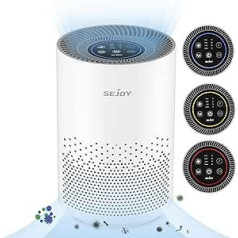 Sejoy Air Purifier True HEPA Filter, 99.9% Distance