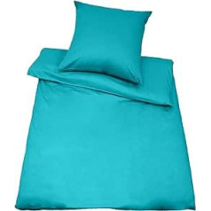 'Kinzler High-Quality Cotton Satin Bedding Set, Modern Plain Assorted Colours & Sizes