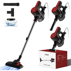 Authmic Vacuum Cleaner with Cable, 20000Pa Suction Power Handle Vacuum Cleaner with Cable, Vacuum Cleaner Bagless with H13 HEPA Filter, Handheld Vacuum Cleaner for Hard Floors, Carpet, Pet Hair, 5 m