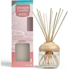 Yankee Candle Reed aromāta difuzors, rozā smiltis, 120 ml, noturīgs aromāts līdz 10 nedēļām, 9,5 collas