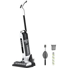 Ofuzzi W10 Pro Wet and Dry Vacuum Cleaner, Wireless Suction Mop with Self-Cleaning and Voice Transmission, Double Water Tank for Vacuuming and Wiping, 3-in-1 Floor Cleaner Suitable for All Hard Floors