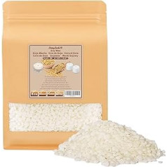 BringLuck2U Premium Soy Wax, 2 kg Natural Eco Soy Wax Granules, Candle Wax for Candle Making - White