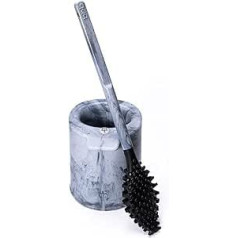 Biom Paris BBB La Brosse, Eco-Designed Toilet Brush with Holder, Made in France, Recycled and Organic Materials (Beetroots Waste), Head in Shape of Tree Leaf with Nodules