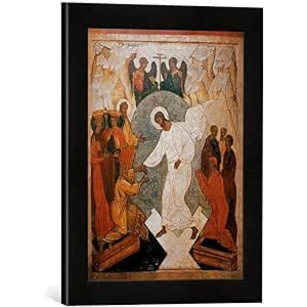 '16.gadsimta iespiedums "Kristus augšāmcelšanās.../russ. Ikone, 60 x 80 cm art print art plakāts