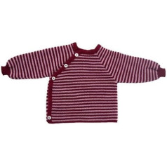 Reiff Reläx Knitted Swaddle Wrap / Baby Jumper - Schlüttli Organic Merino Virgin Wool (kbT) - 20170 - Berry/Pink, izmērs: 98-104