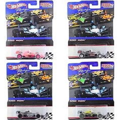 Hot Wheels 1:64 Diecast Racing Izod IndyCar Series — 4 komplekts