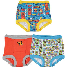 Disney Toddler Boys' Cars Toy Story Nemo 3 Pack Training Pant, Assorted, 2T