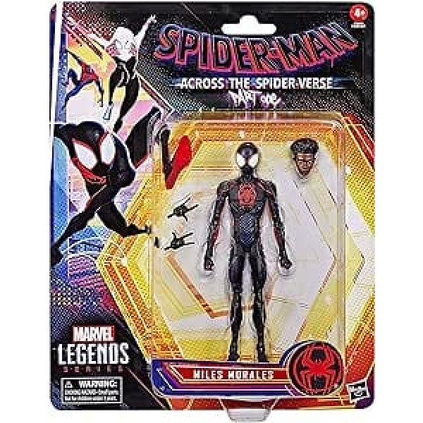 Zirnekļcilvēka Marvel leģendu sērija visā versijā (pirmā daļa) 6 collu Miles Morales figūriņa, 3 piederumi