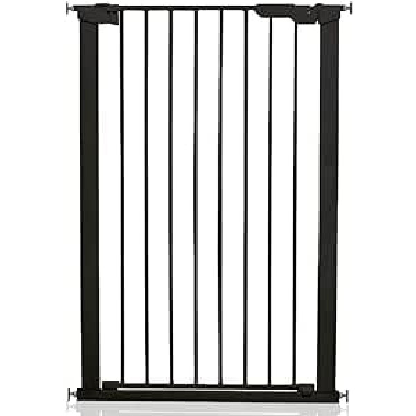 BabyDan Extra Tall Pressure Baby and Pet Gate Black All Sizes