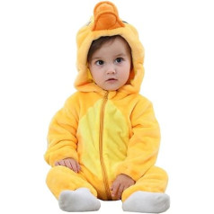 BabyPreg Unisex Baby Animal Halloween Costumes Hooded Flannel Romper Outfits