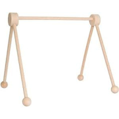 JaBaDaBaDo T233 Babygym Wood Nature, Mehrfarbig