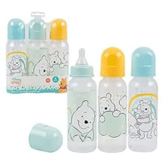 Disney Cudlie Winnie The Pooh Baby 3 Pack 9oz Bottles