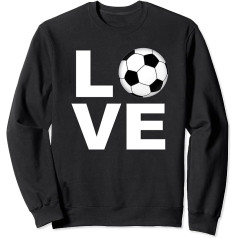 Football Gifts for Player Coach & Fan - Love Football Sweatshirt