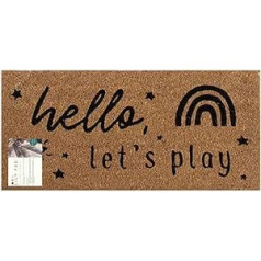 LPDoormats - Playhouse Door Mat Coir Non Slip Heavy Duty Playhouse Door Mat Size 60cm x 30cm Protected Outdoor Use Welcome Mat for Playhouse