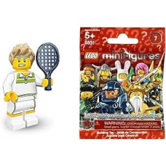 Lego mini figūriņas — LEGO 7. sērijas tenisa spēlētāja figūriņa