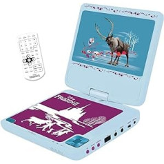 Lexibook - DVDP6FZ - Disney Frozen tragbarer DVD-Player - Himmelblau