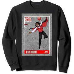 Slam Dunk Black Dracula Halloween Vampire Basketball Card Sweatshirt